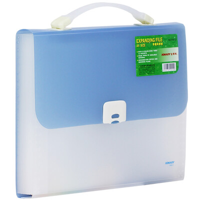 

Kim Perrin KINARY F8812 13 grid A4 pearl organ bag information file package blue