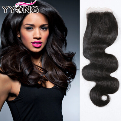 

Grade 8A Indian Lace Closure 4X4 Human Hair Closure Virgin Hair Closure No Chemicals Indian Body Wave Closure With Virgin Hair