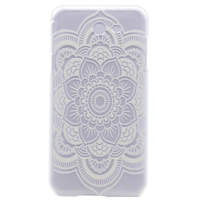 

Шестигранный цветочный узор Мягкая тонкая резиновая оболочка для силиконового геля TPU для SAMSUNG Galaxy J7 2017/J710