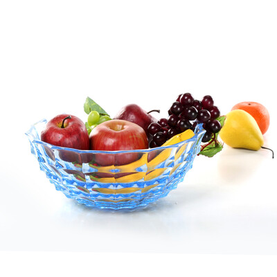 

【Jingdong Supermarket】 Ke Ruisuo Tai NC-8809 glass fruit plate Martha Colorful fruit color 23 cm color random