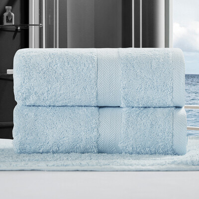 

Yamen amain towel home textile five-star hotel cotton towel 2 pieces to increase the thickened cotton scarf white 180g Article 76 46cm