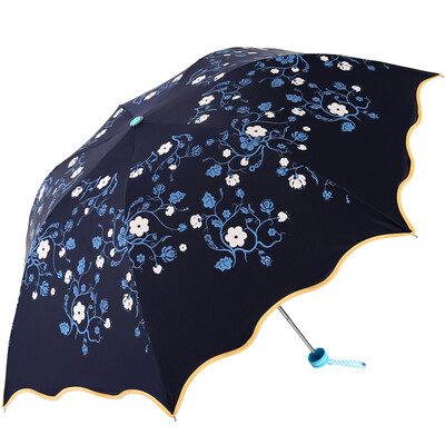 

Jingdong supermarket] paradise umbrella water is now spent three times ultra-thin sun umbrella sun umbrella umbrella 33257E navy
