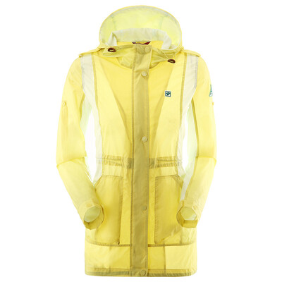 

Pathfinder TOREAD spring and summer outdoor women's skin clothing spring and summer paragraph breathable light ultra-light skin windbreaker TAED82599 apricot yellow