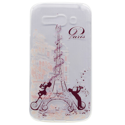 

Music tower Pattern Soft Thin TPU Rubber Silicone Gel Case Cover for Alcatel One Touch Pop C9
