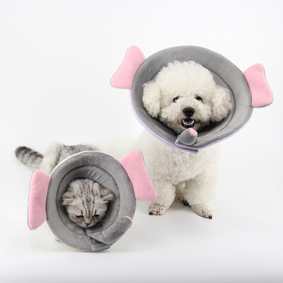 

Giza Aberdeen Pet Cloth Cartoon Edition Elizabeth Circle Anti-Licking Anti-Bite Protect Collar Circle Elephant M