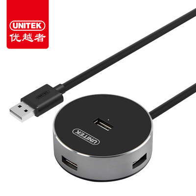 

(UNITEK) usb2.0 сплиттер USB высокоскоростное расширение перетаскивания более четырех интерфейсных концентраторов 0,6 м Micro OTG головной телефон компьютерный конвертер Y-2179IBK