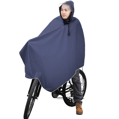 

Ready-made bike raincoat single fashion electric motorcycle poncho thickening increase male ladies electric car raincoat adult navy