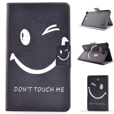 

Smile Style Classic Flip Cover with Stand Function and Credit Card Slot for Samsung Galaxy Tab 4 T330