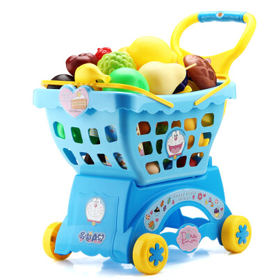 

Yimi (Yimi) Duo A Dream Puzzle Toy Family Shopping Trolley Fruits and Vegetables Children's Toys Blue NO.503