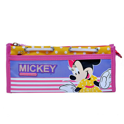 

Disney Mickey Children Pencil Case Многофункциональная начальная школа Студенческий карандаш Box Fashion Творческий мешок для карандашей Студенческие принадлежности для работ A-2016 Pink