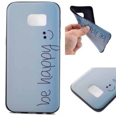 

Счастливые картины мягкий тонкий ТПУ резиновый силиконовый гель Дело Чехол для Samsung GALAXY S7 Plus