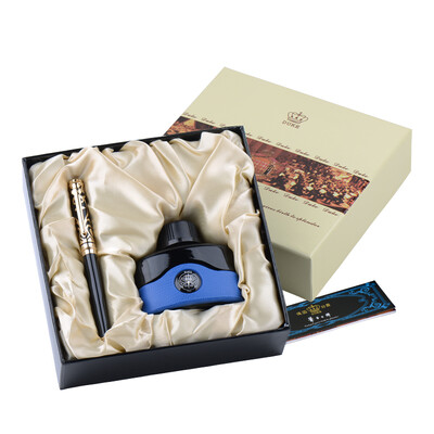 

Duke DUKE Lausanne Golden Relief Iridium Pen Pen Ink Pen Ink Gift Set