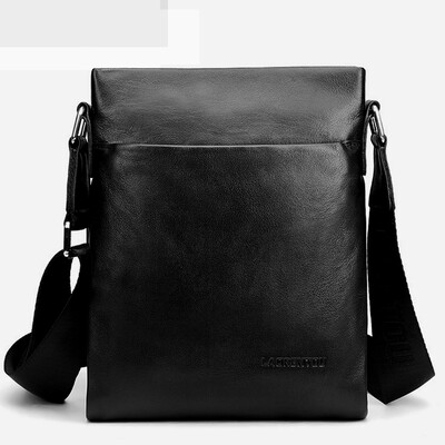 

Старая голова (LAORENTOU) мужская сумка плечевая сумка головной слой cowhide Сумка для досуга вертикальный параграф сумка мужской сумка 815J028L1A черный