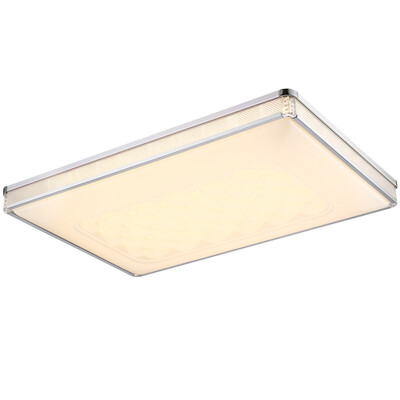 

Три мужчину Аврор под потолком современная гостиная зажигает простой атмосферной мастер прямоугольной спальни лампы затемнения белого тонера 72W