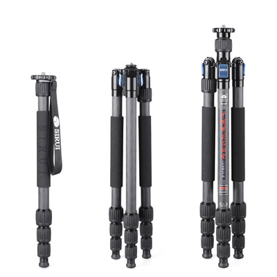 

SIRUI Tripod W-1204 Carbon Retractable Waterproof Tripod Variable Monopod Without PTZ SLR Microphones Universal Portable Travel