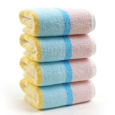 

Gold cotton towel GA1019 four loaded jacquard soft absorbent towel 70 36cm 100g article