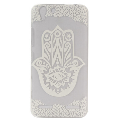 

Palm flower Pattern Soft Thin TPU Rubber Silicone Gel Case Cover for Lenovo Lemon 3