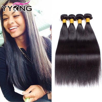 

Бразильская Virgin Hair Straight 4Pcs 100% человеческие волосы 8A Необработанные бразильские шелковистые волосы Бразильские прямые человеческие волосы Virgin