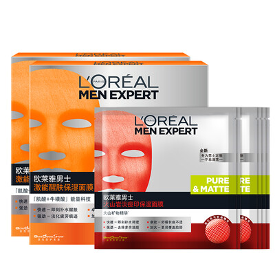 

L'OREAL L'Мужчины возбуждаются Renew маски 10 может отправить 6