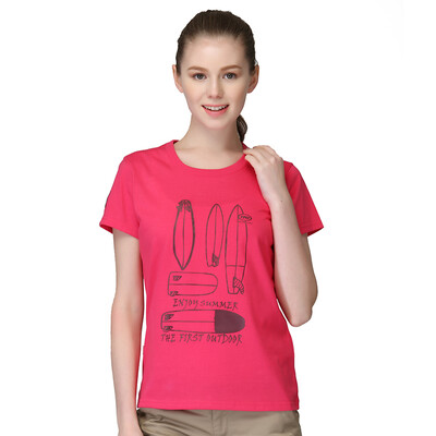 

TFO футболка хлопок пот пот быстросохнущая футболка 613625 женские модели роза красный XL