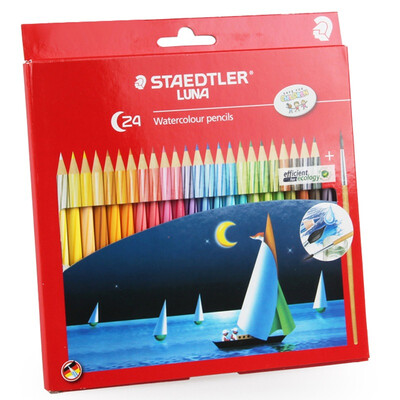 

Staedtler 13710C24 24 color water soluble color lead color pencil color lead color pen gift pen