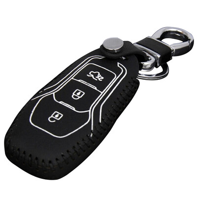 

Huashi Toyota Highlander key bag hand sewing smart two-button black special steam key set keychain