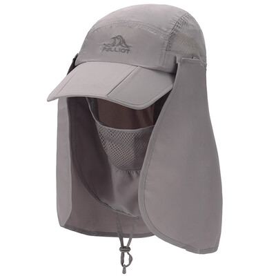 

Пелли и PELLIOT наружная солнцезащитная шляпа мужчины и женщины дьяволы солнце шляпа рыбак рыбалка скорость сухая шляпа 1621 светло-серый