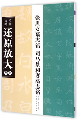 

经典碑帖还原放大集萃：张黑女墓志铭·司马景和妻墓志铭