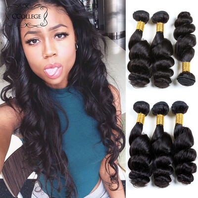 

Indian Virgin Hair Loose Wave 100% Indian Human Hair Weave 3Bundles Cheap Indian Loose Wave Hair Virgin Hair Extensions