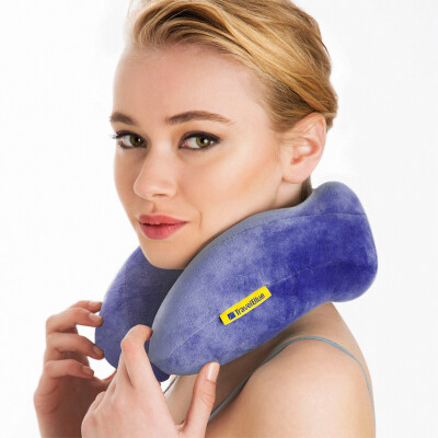 

TRAVEL BLUE Memory Cotton U-neck cervical neck pillow aircraft car travel pillow