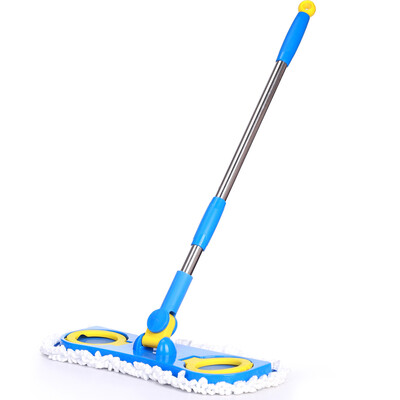 

The product is located in the center of the double round dust push plate mop G02118