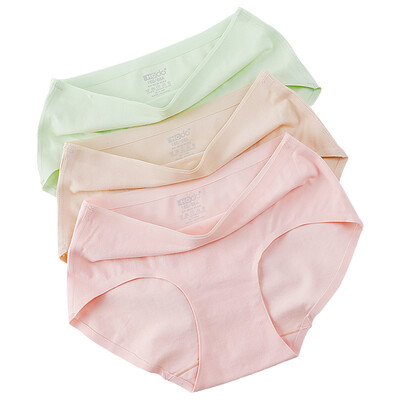 

Jingdong supermarket] red beans ladies underwear women cotton ammonia no trace girls underwear low waist comfortable breathable briefs 3 combination 1 175 / 80A