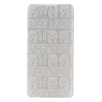 

Двенадцать цветов Pattern Мягкие Тонкие TPU резиновые силиконовые гель случае покрытия для HUAWEI P9