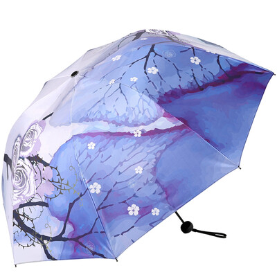 

Небо зонтик (UPF50 +) винил Перенести три складной зонтик зонтик 31821E фиг оранжевый