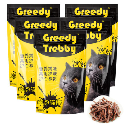 

Duogesasa мед животное пищи кошки закуски кошка говядина палочки 50г * 5 мешков питательного мяса