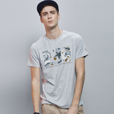 

NÖRINLAND T-shirt outdoor leisure men's printing cotton short sleeve shirt