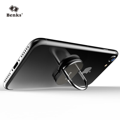 

Bunkers Benks multi-function mobile phone bracket metal ring buckle rotating bracket car bracket for Apple Huawei millet&other mobile phone silver
