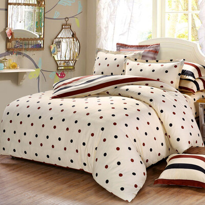 

Jingdong Supermarket Aiwei Bedding Home Textiles Bedding Four-piece Cotton Double Double Bedding Set 18 Bed Bare Age 2