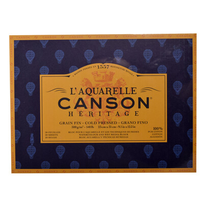 

Kang Song CANSON heritage series watercolor 300g watercolor paper four sealant cotton paper thick 230x310mm 20