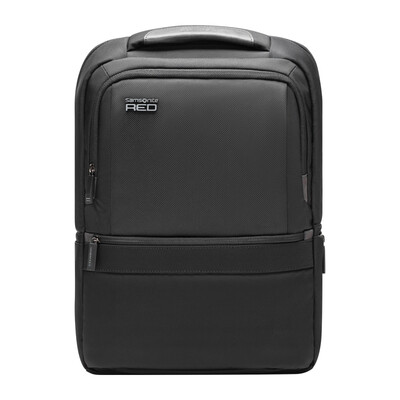 

New Beauty / Samsonite Shoulder Bag Large Capacity 14 "Lightweight Backpack Wear Resistant Fabric Computer Case AI3 * 09002 Black