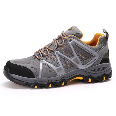 

TFO climbing shoes full palm air cushion breathable comfort damping shoes 851701 male models of dark gray khaki 42