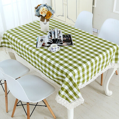 

Зеленый Рид Коттон ткани скатерть скатерть ткань 125 * 175см 1 установлена ​​Статьи