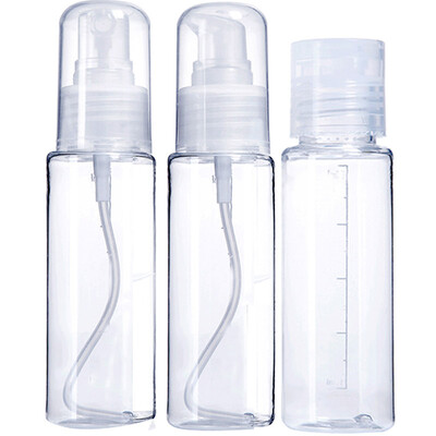 

Beauty bottle empty bottle bottle 3 sets 30ml spray bottle bottle Chiaki cover MF3074 perfume spray bottle shampoo bath liquid emulsion travel suit