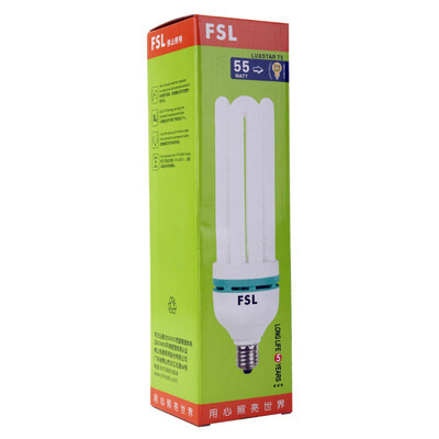 

Foshan lighting T5 energy-saving lamps 4U-55W-E27 on the light