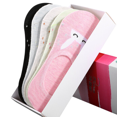 

Arctic velvet socks socks socks Ms stealth socks female cartoon rabbit thin section breathable sports socks 5 double