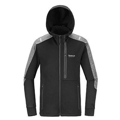 

Pathfinder TOREAD spring and summer outdoor men's elastic warm sweater TAUE91914 black / deep gray