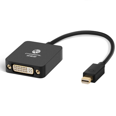 

Аврора (CHOSEAL) miniDP к DVI конвертер мини-DP интерфейс к DVI проекционный адаптер дисплея / линия преобразования QD6326