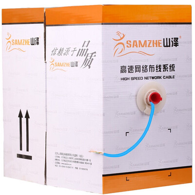 

Shanze (SAMZHE) SZ-6050 инженерный класс 6 кабельная сеть безкислородная медь высокоскоростная CAT6 класс неэкранированная кабельная инженерия домашняя сеть кабельная выделенная линия 50 метров