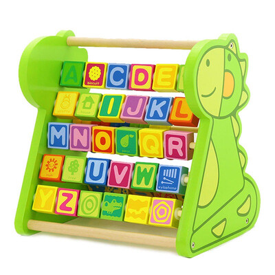 

Wood play family woods building blocks really true 22PCS early education puzzle