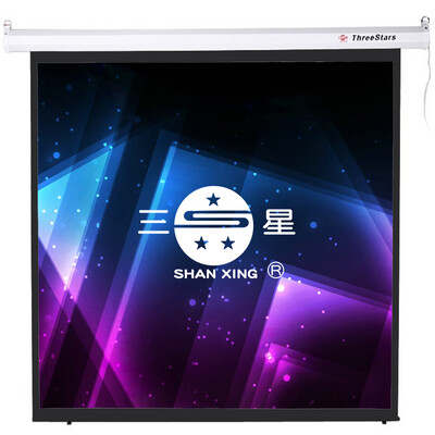 

Samsung SHAN XING DD-120 120 inch 4 3 electric projection screen screen width 244 meters 183 meters high plus the total width of the shell 266 meters